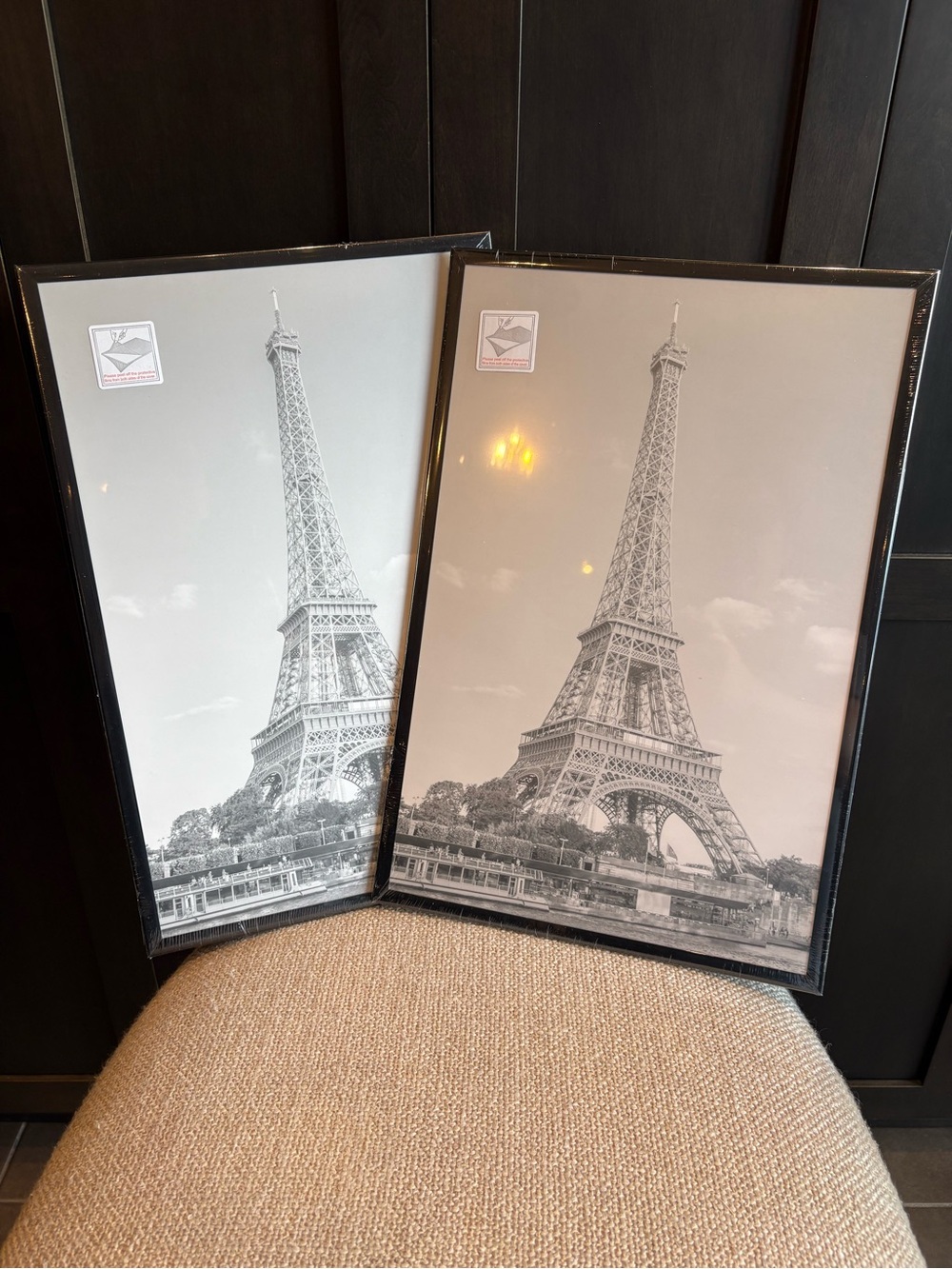 Brand New 2-Pack 12” x 18” Black Picture/Poster Frames